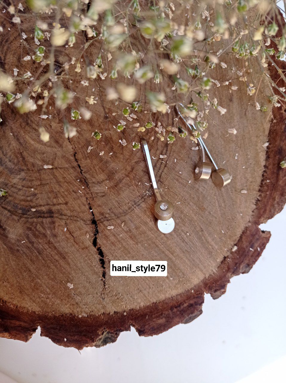 گیره روسری تک نگین فلزی استیل یکطرفه کنار روسری